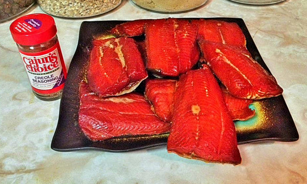 Smoked Alaskan Salmon, Creole Style