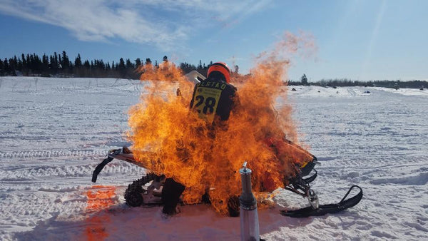 Up in Flames!  2018 Kotzebue 220 Race