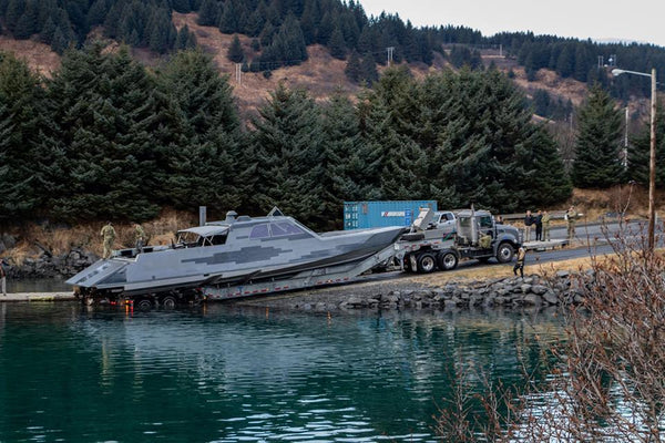 US Navy Launches Stealth-Fighter-Looking Assault Craft on Kodiak Island