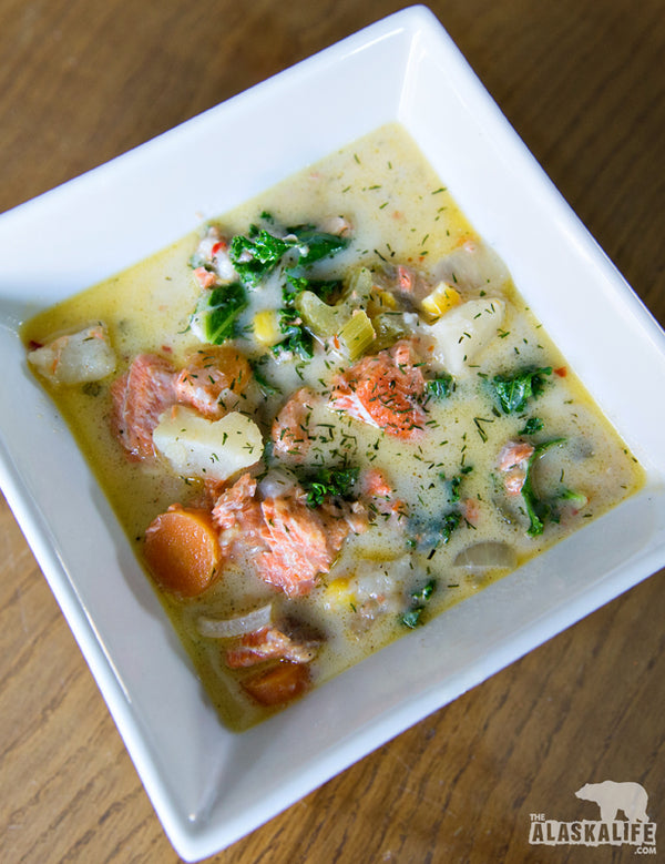 Salmon Chowder - Cooking Alaska Wild Salmon