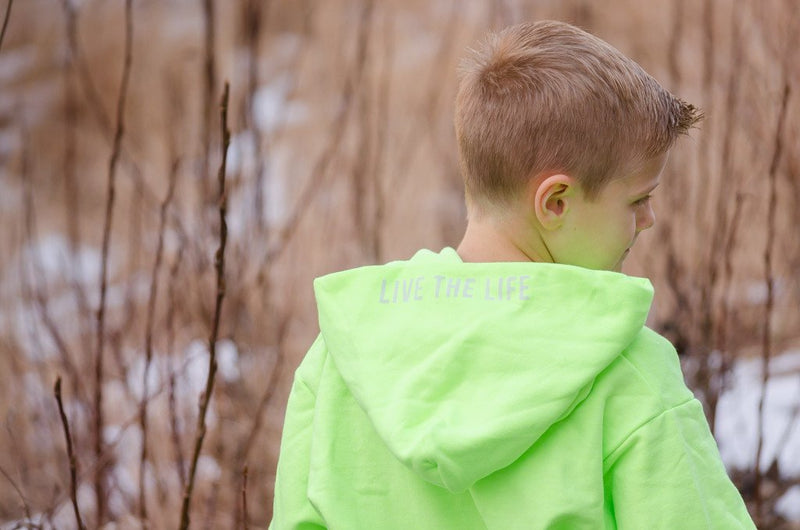 Neon Green Kids Hoodie